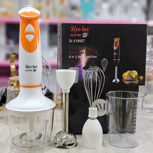 Siyo Lux – العلامة اللي تثق بها ربات البيوت، الآن بجهاز 3 في 1 يجمع الخلط، الفرم، والمزج في تصميم واحد ذكي